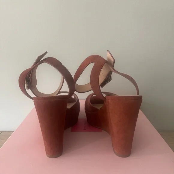 Kate spade key lime suede wedges - Picture 4 of 7